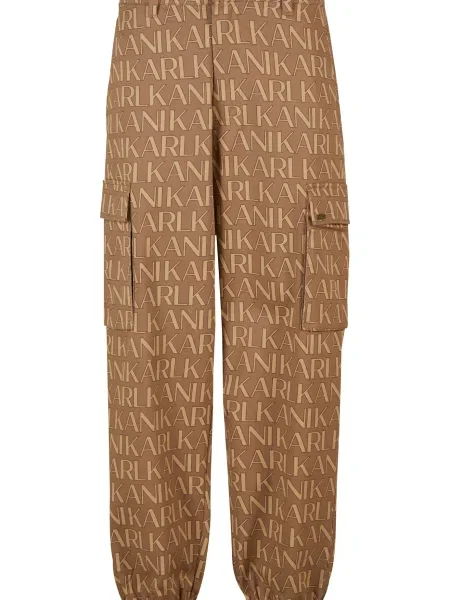 Karl Kani Kargo hlače kapučino / svetlo / temno rjava