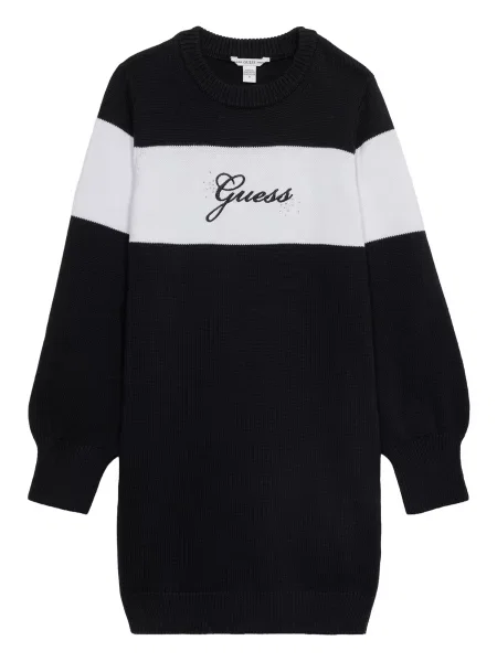 GUESS Rochie negru alb