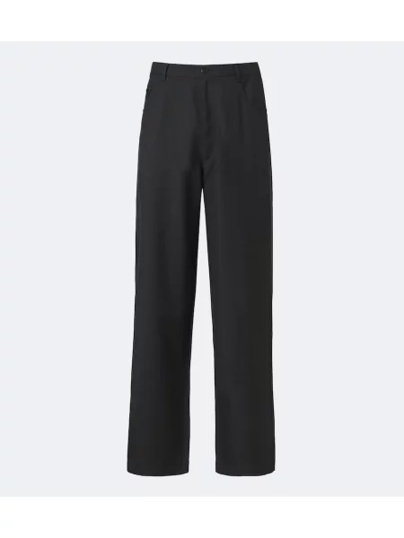 Pantaloni Prada de lână gri