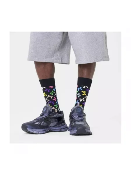 Ponožky Happy Socks s mašľou čierna
