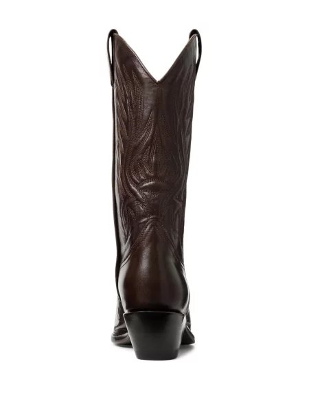 Μποτάκια Ralph Lauren Collection καφέ