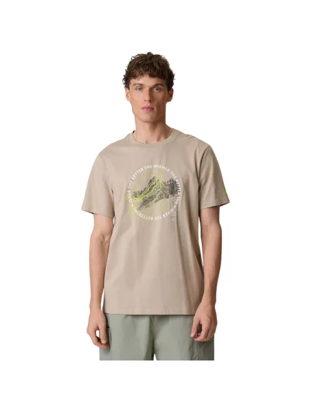 Koszulka 4F T-shirt regular fit. beżowa