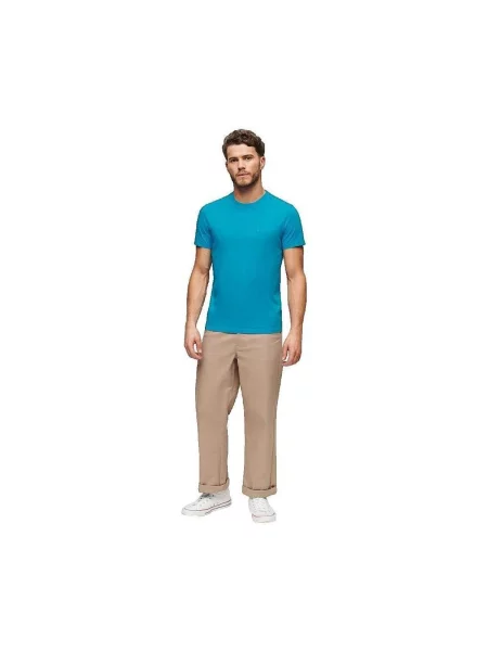 Tricou Superdry cu autograf albastru