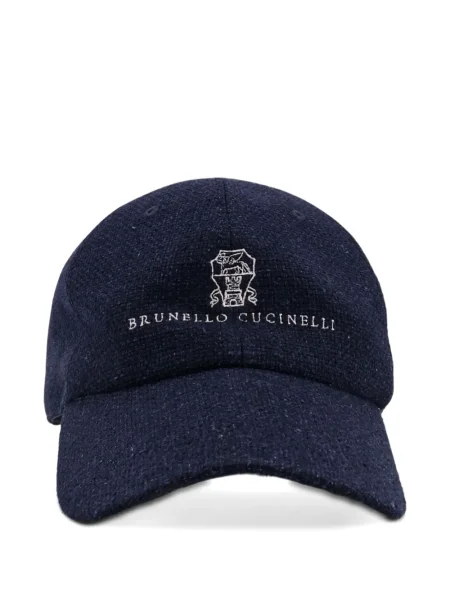 Șapcă Brunello Cucinelli albastru