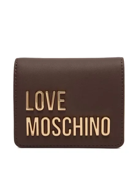 LOVE MOSCHINO Portfel brązowy