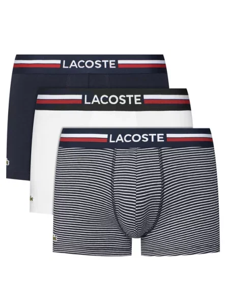 Lacoste Bokserki 3 Szt. blau białe