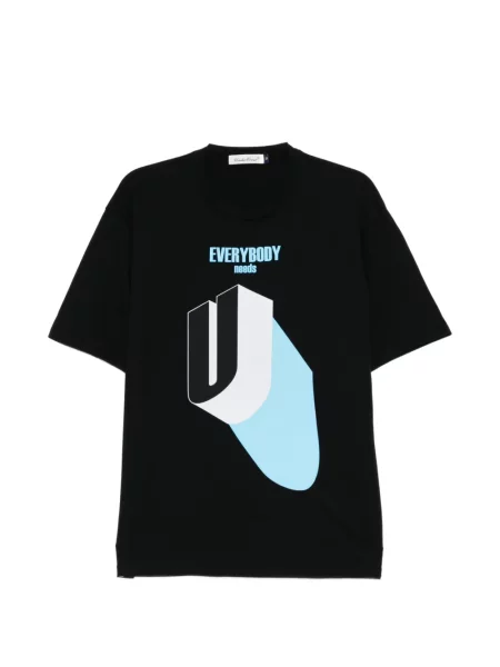 Grafic tricou Undercover cu imagine cu decolteu rotund negru