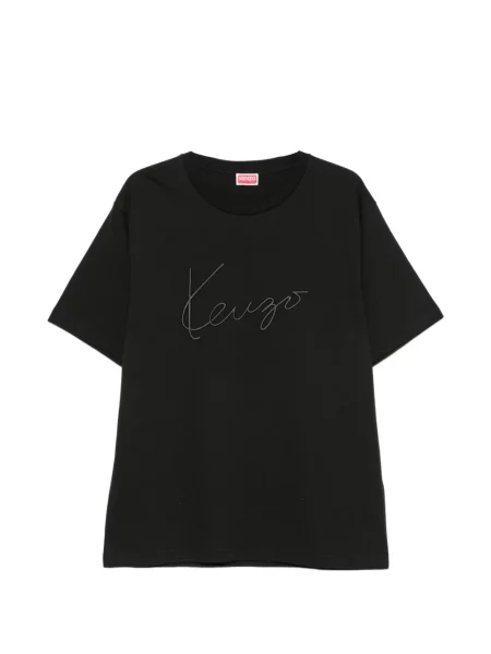 Tricou Kenzo cu broderie negru