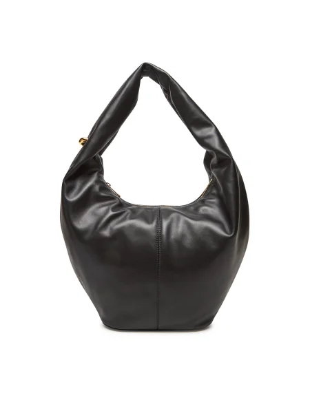 Кожена чанта Furla черно