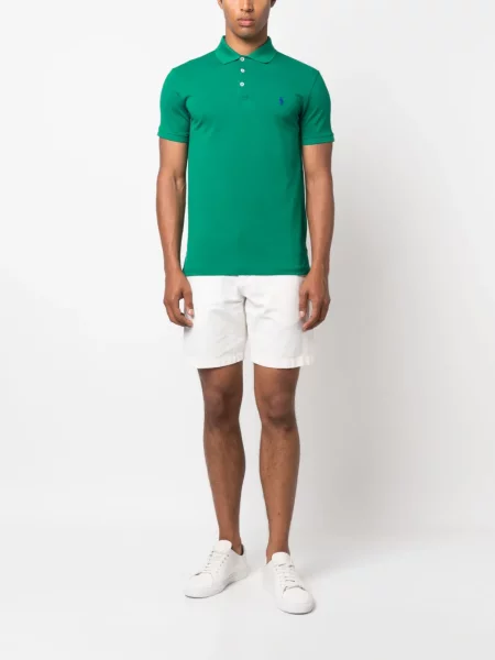 Pantaloni scurți Polo Ralph Lauren cu autograf verde
