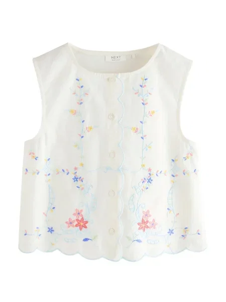 Next Bluză albastru / albastru deschis / roz pastel alb