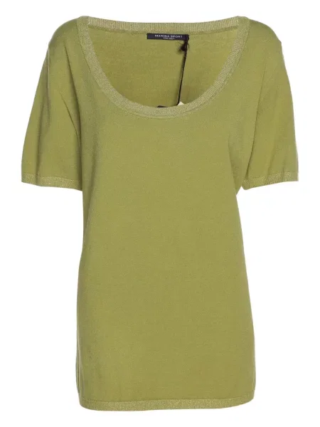 Tricou Marina Rinaldi scurt verde
