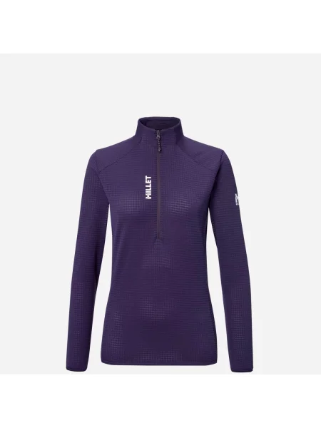 Bluza trekkingowa lekka MILLET Parmelan Light Fleece Po W fioletowa