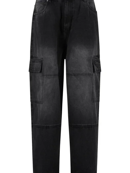 Urban Classics Džíny s džínovina černá