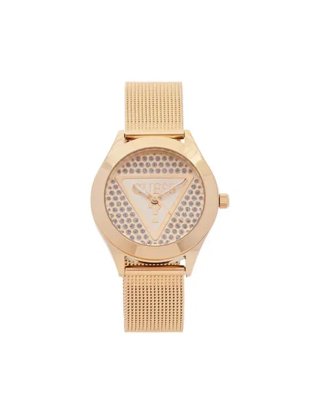 GUESS Ceas analogic GLITZ PLAQUE auriu roz
