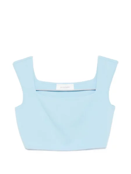 Top Max Mara fără mâneci albastru
