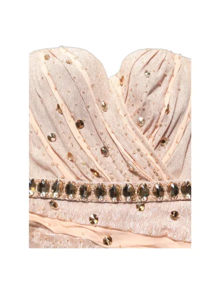 Sukienka Dolce And Gabbana beżowa