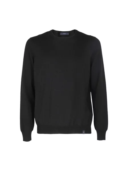 Sweter Fay wełniany czarny