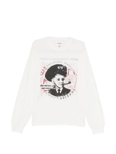 Tricou Kamiya cu imagine alb