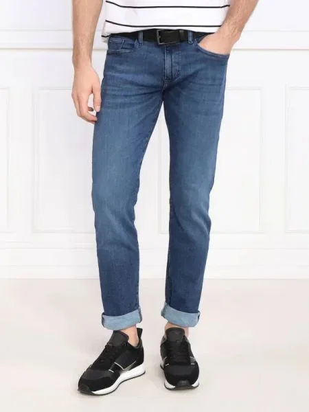 BOSS BLACK Blugi negru