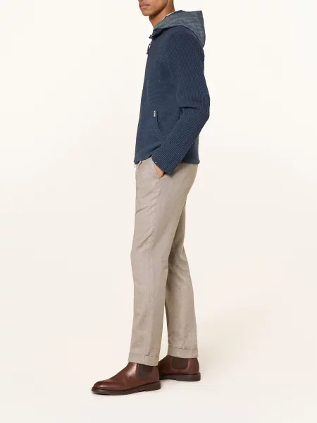 Luis Trenker Svetr Luwallace S Odnímatelnou Kapucí tmavě modrá