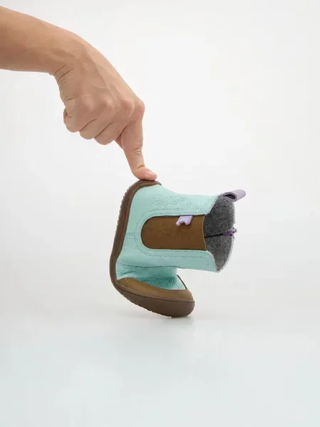 Детские ботинки челси Osik Barefoot голубые
