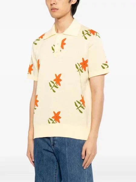 Polo Chateau Orlando cu model floral galben