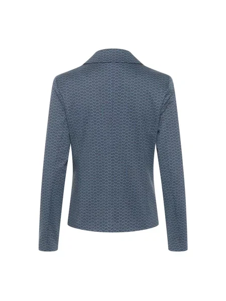 Marynarka Cream w grochy niebieska