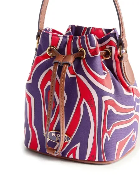 Geantă bucket Pucci violet