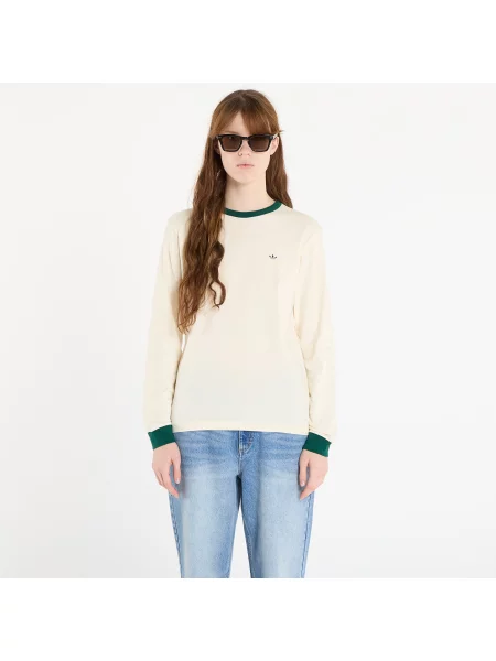 Tričko s dlhými rukávmi Adidas Originals biela