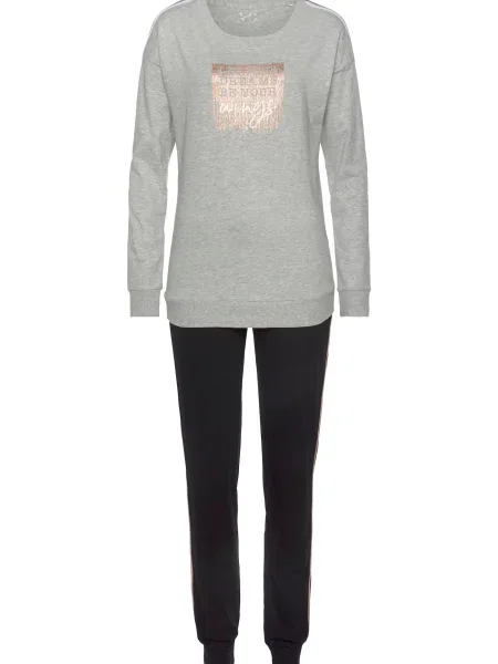 VIVANCE Pijama Dreams gri auriu negru