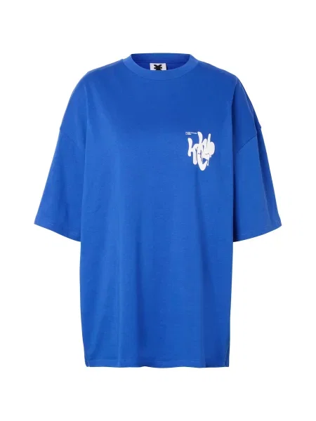 Karo Kauer Tricou supradimensional albastru regal alb
