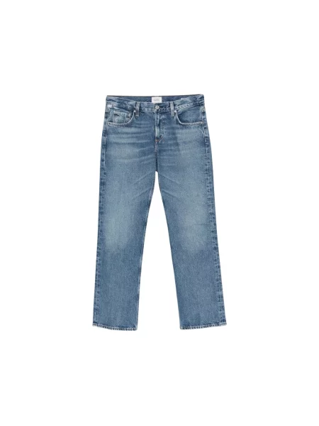 Jeansy straight leg Citizens Of Humanity niebieskie