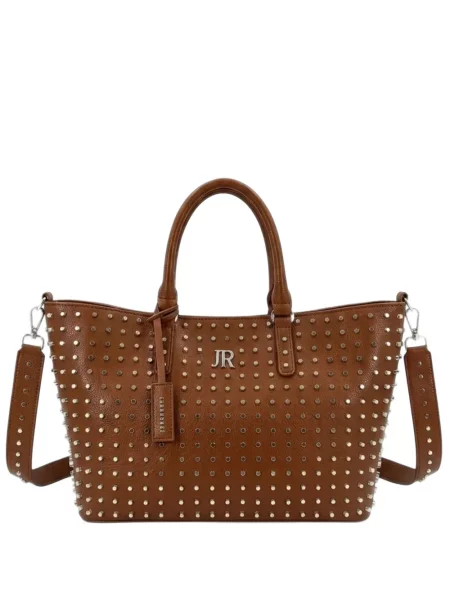 Geantă shopper John Richmond din piele maro