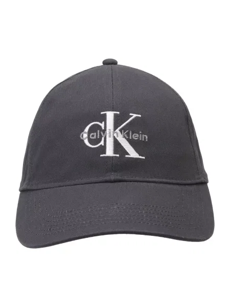 Calvin Klein Șapcă bleumarin / alb gri