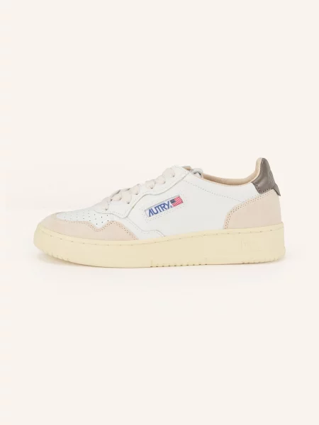 Autry Sneakersy Medalist Low Wom weiss białe
