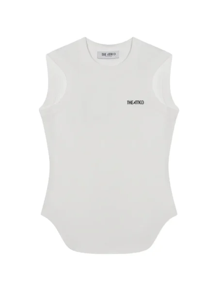 Vestă The Attico cu autograf alb