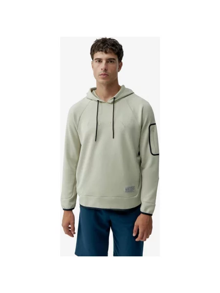 Bluza z kapturem Born Living Yoga Amur Performance jasnozielona M zielona
