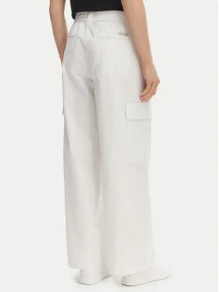 Calvin Klein Jeans Cargo nadrág Ekru