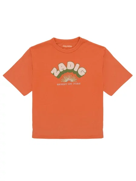 Tričko Zadig & Voltaire oranžová