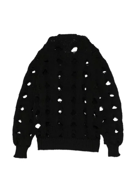 Πλεκτή ζακέτα Comme Des Garçons chunky μαύρο
