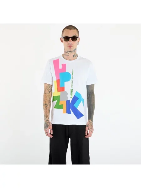 T-shirt Comme des Garçons SHIRT T-Shirt With Graphic Print White XL bijela