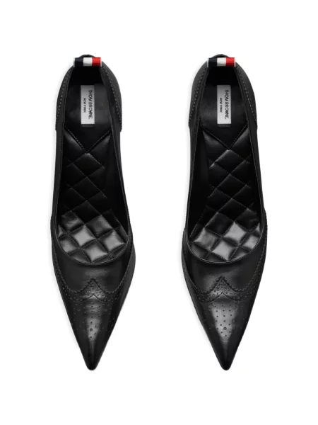 Pantofi cu toc Thom Browne din piele negru