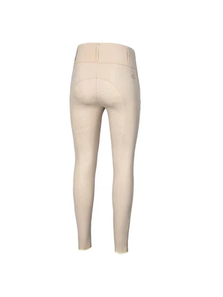 Legginsy jeździeckie EQUESTRIAN QUEEN Bolton pełny lej różowe