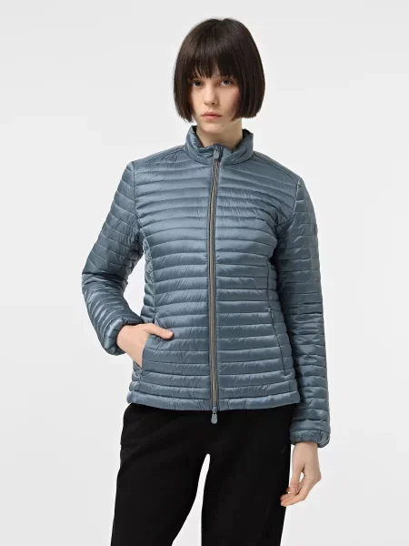 Демісезонна куртка Save the duck Andreina сіро-синій синя