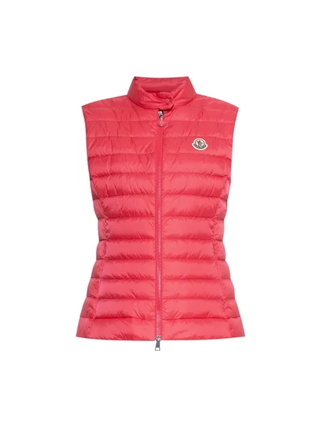 Kamizelka puchowa Moncler czerwona