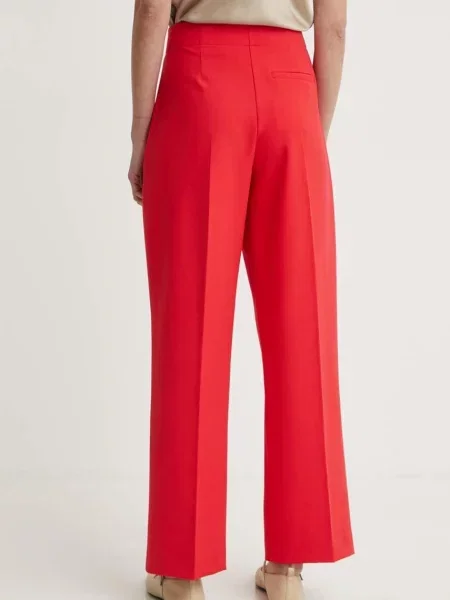 Штани Carter Attired Suiting широкі висока посадка червоний