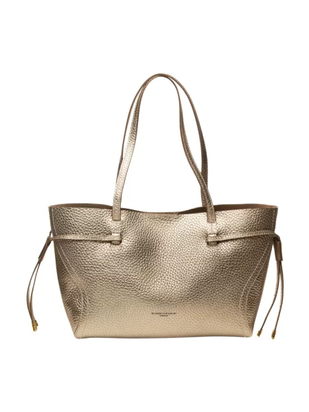 Shopperka Gianni Chiarini skórzana beżowa