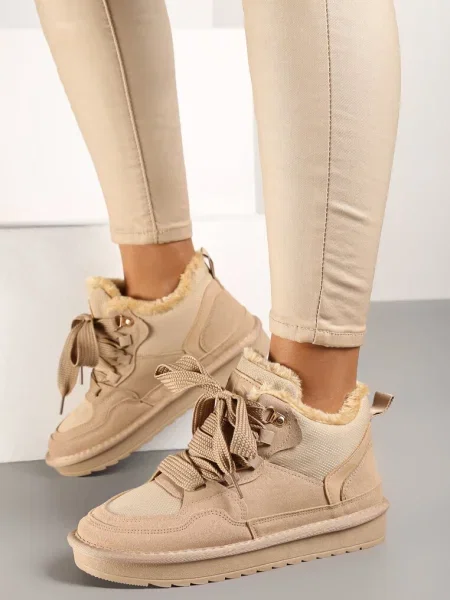 Sneakers Tennira închis bej