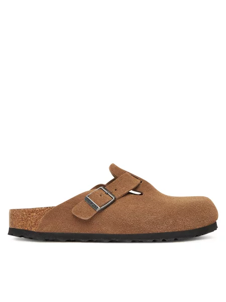 Birkenstock Pantofle Boston hnědá
